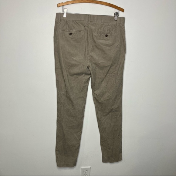Banana Republic slim fit traveler corduroy pants khaki tan men’s size 32 x 32 - Picture 2 of 6